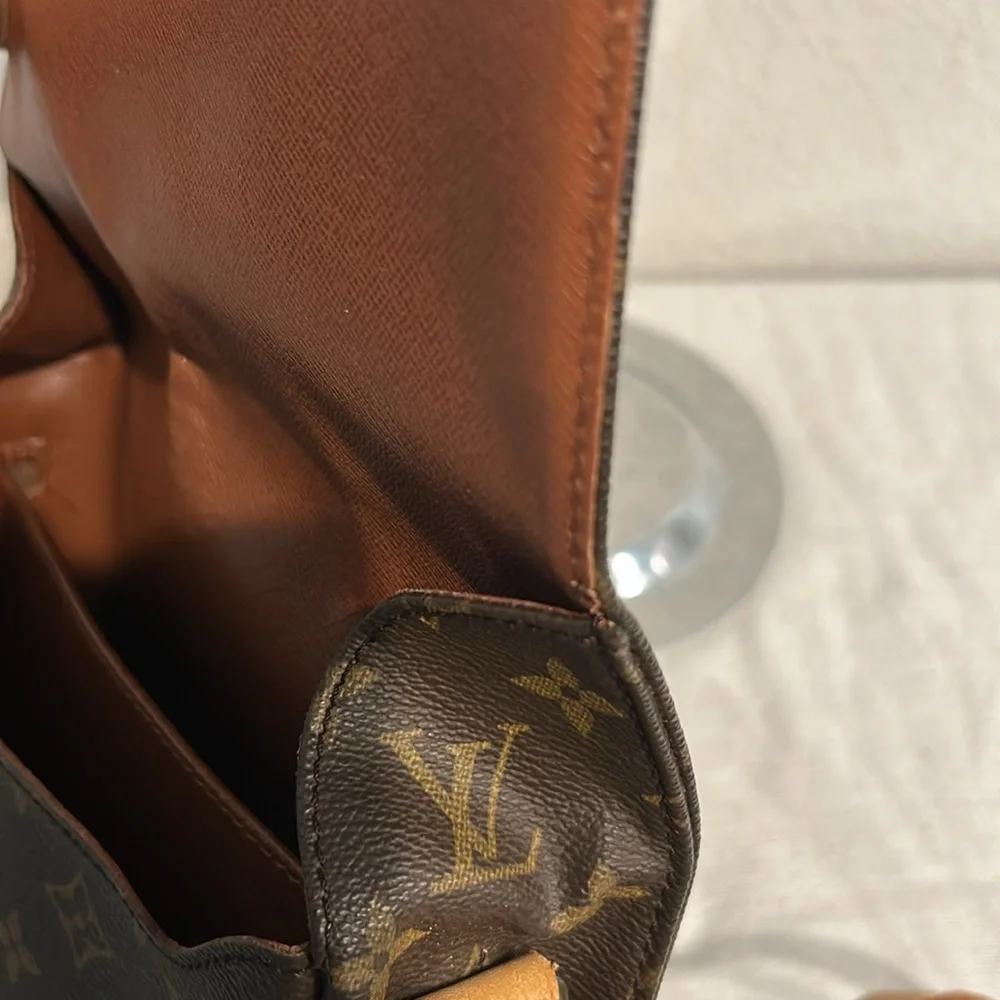 LOUIS VUITTON Monogram Cartouchiere MM Shoulder Bag M51253 LV Auth yk14704
